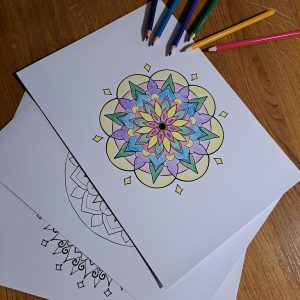 Mandala bojanka