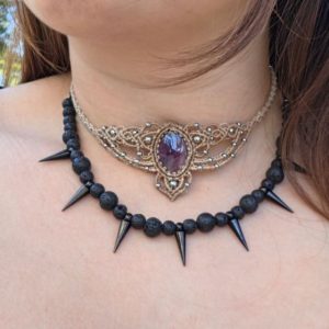 Zapetljana Elvish macrame choker