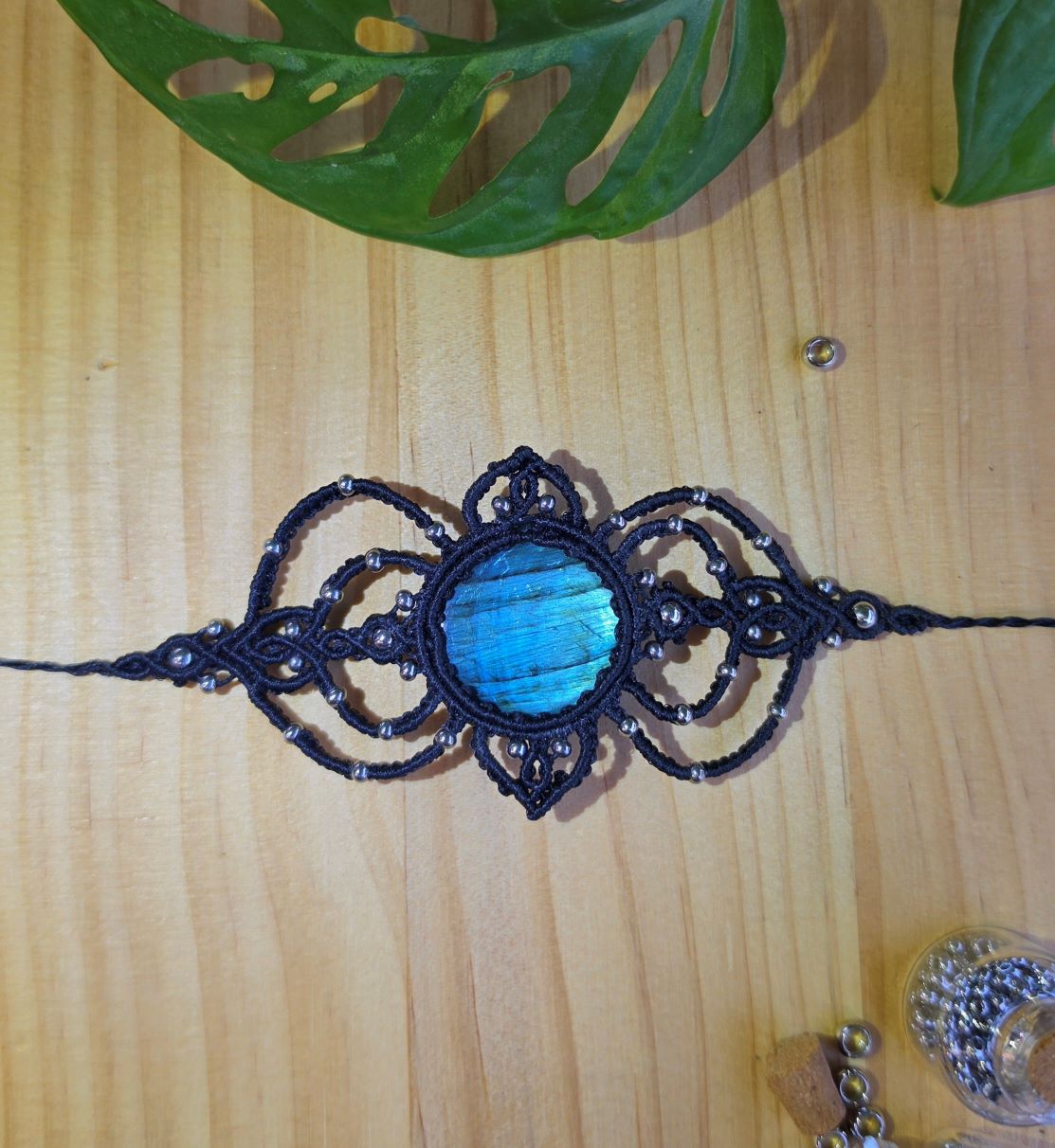 Zapetljana Elvish macrame choker - Slika 3