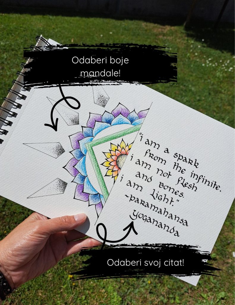 Mandala citat - izrada po narudžbi!