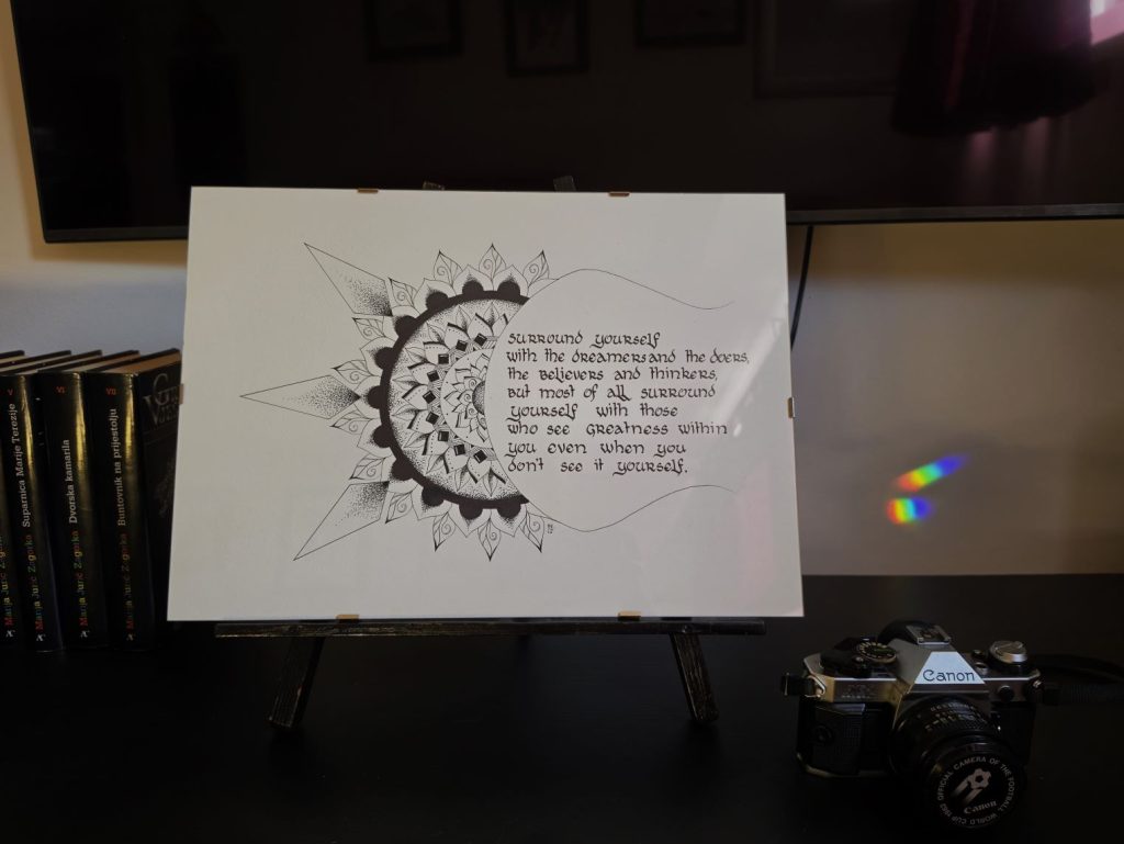 Inspirativni mandala citat