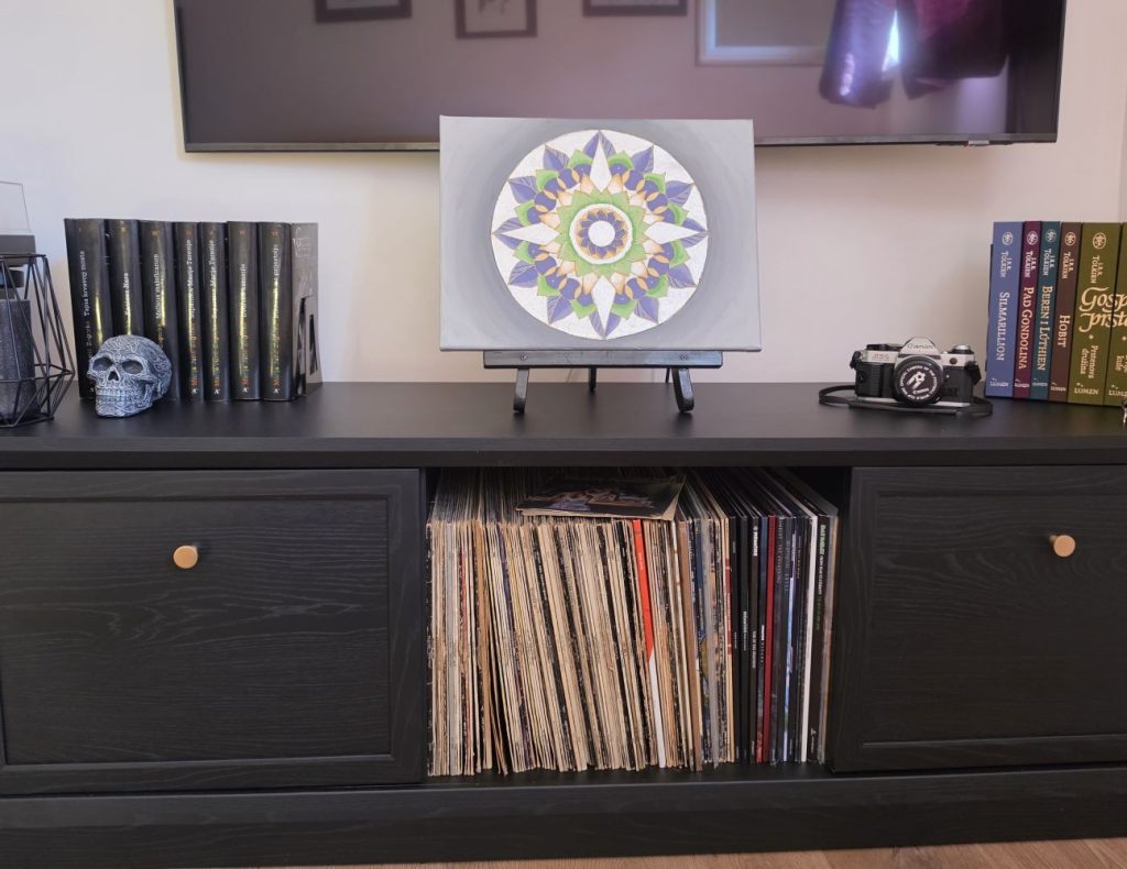 Mandala na platnu 30x40 cm